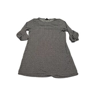 J. Jill WearEver Collection Womens 3/4 Sleeve Geometric Print Dress Size LP